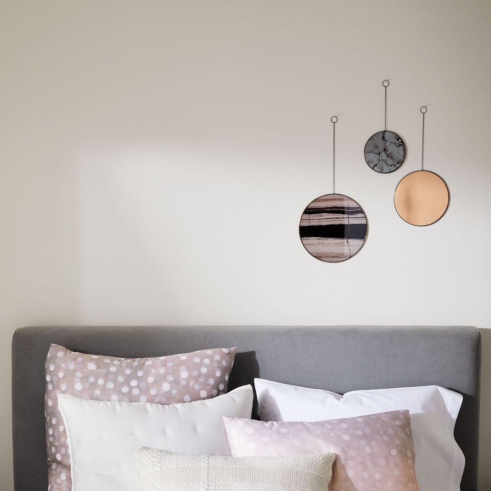 Gilded Pendant Wall Art (Set of 3) Antique Bronze West Elm Australia